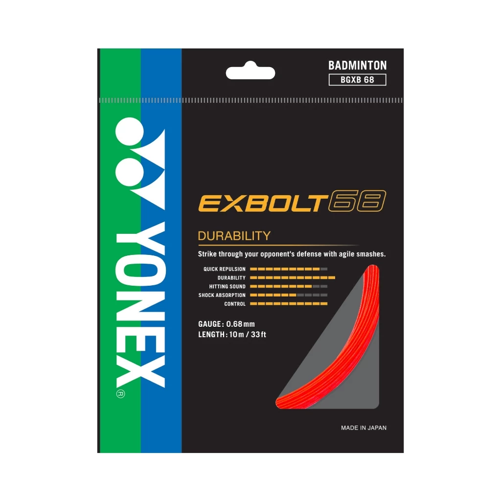 Senar Raket Yonex Exbolt 68