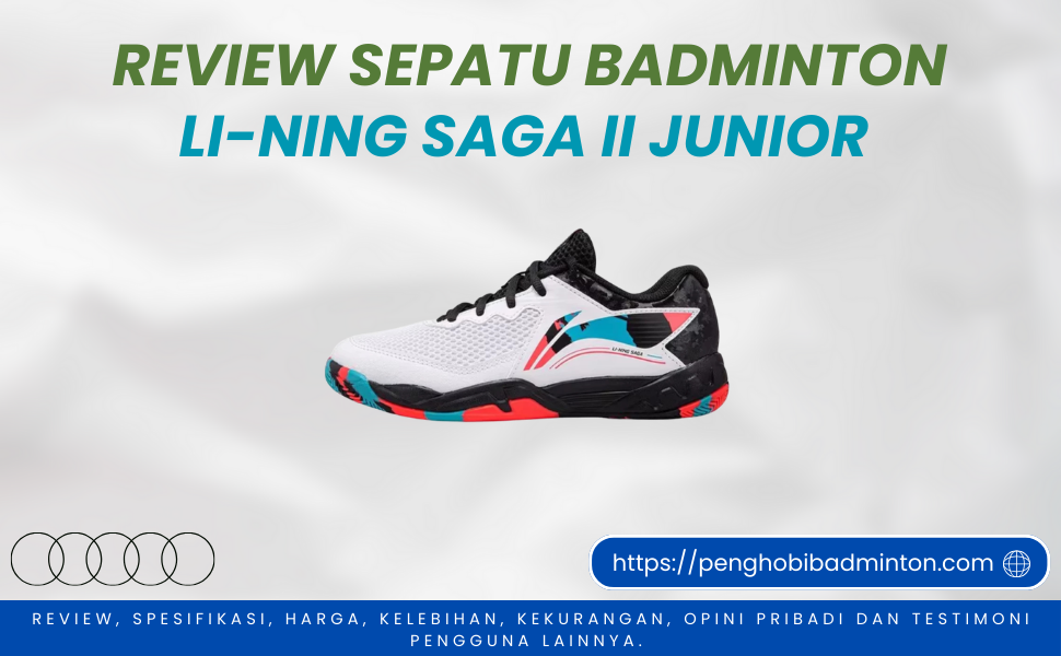 Sepatu Badminton Li-Ning Saga II Junior