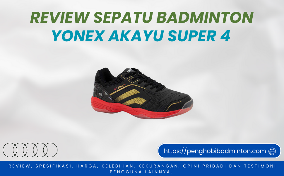 Sepatu Badminton Yonex Akayu Super 4