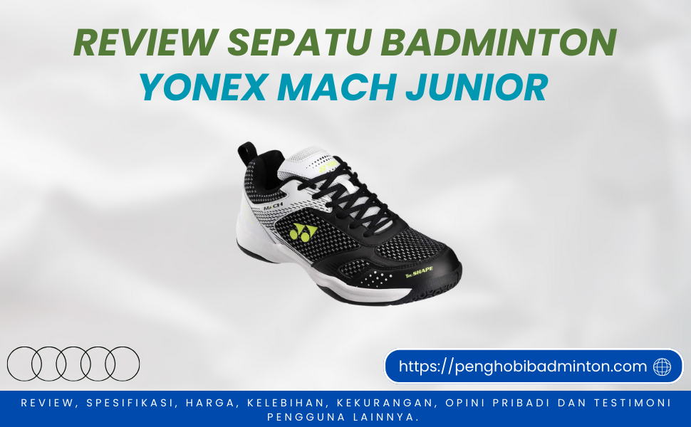 Sepatu Badminton Yonex Mach Junior