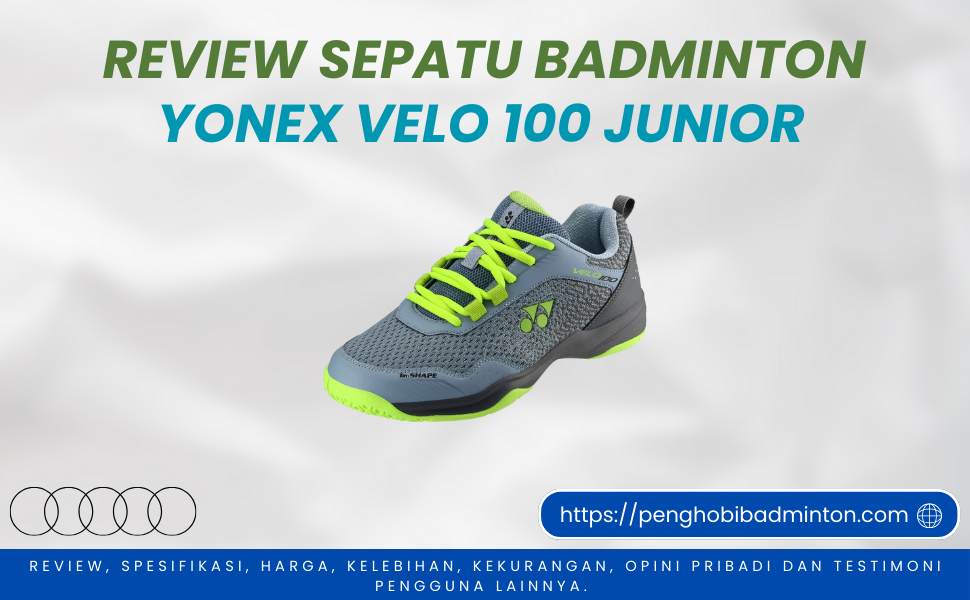 Sepatu Badminton Yonex Velo 100 Junior