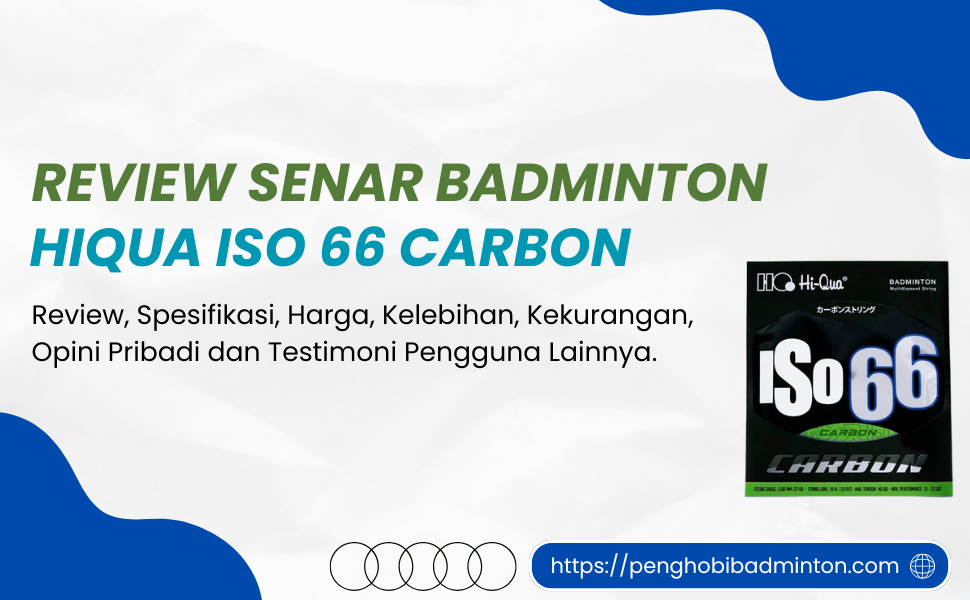 Senar Badminton Hiqua ISO 66 Carbon