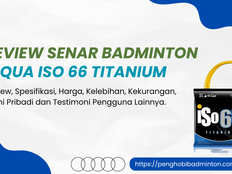 Senar Badminton Hiqua ISO 66 Titanium
