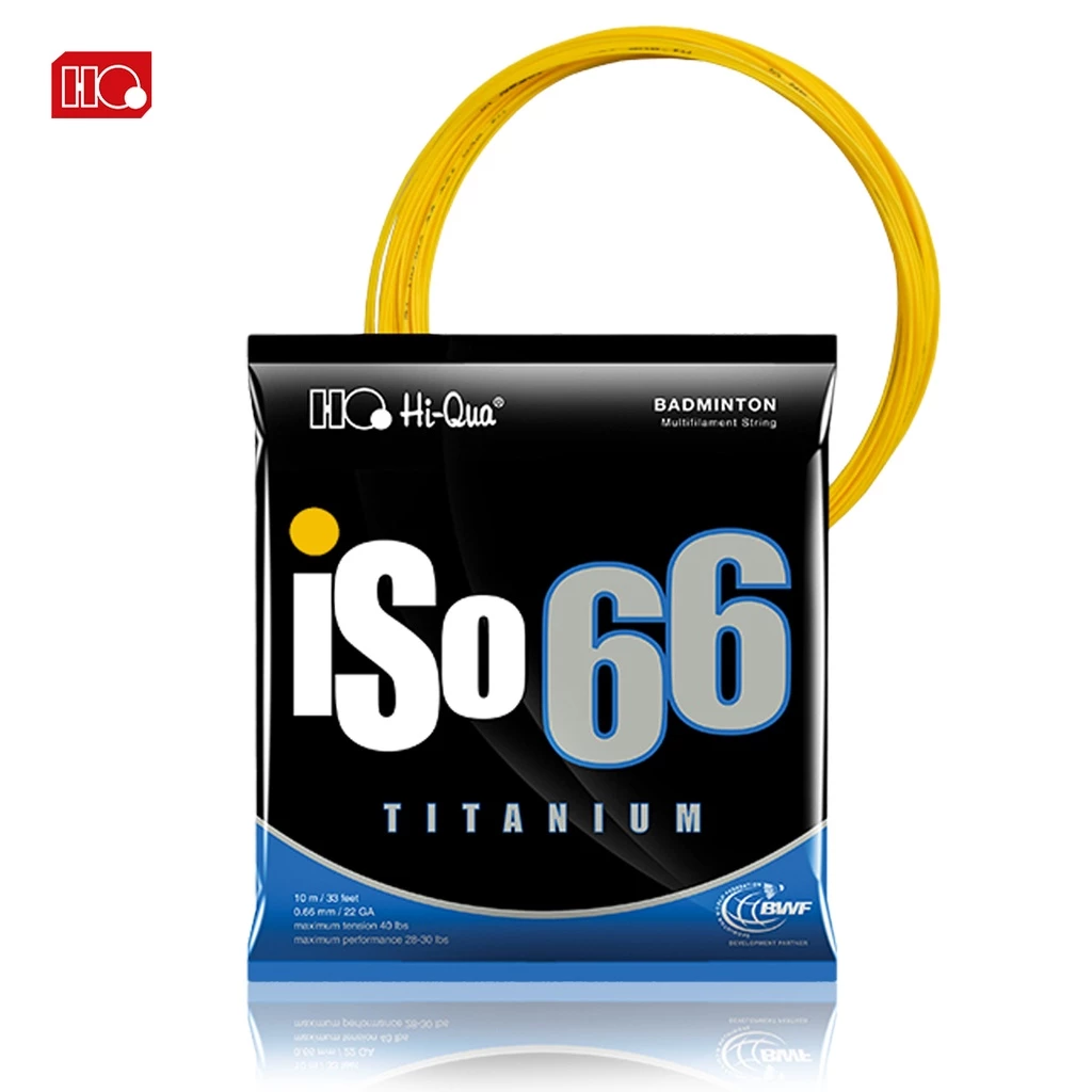 Senar Badminton Hiqua ISO 66 Titanium