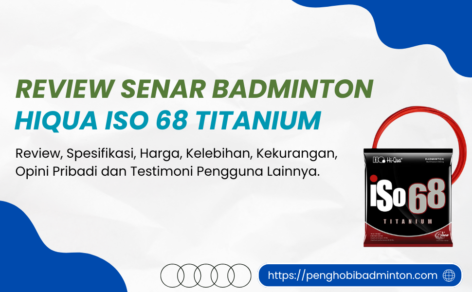 Senar Badminton Hiqua ISO 68 Titanium