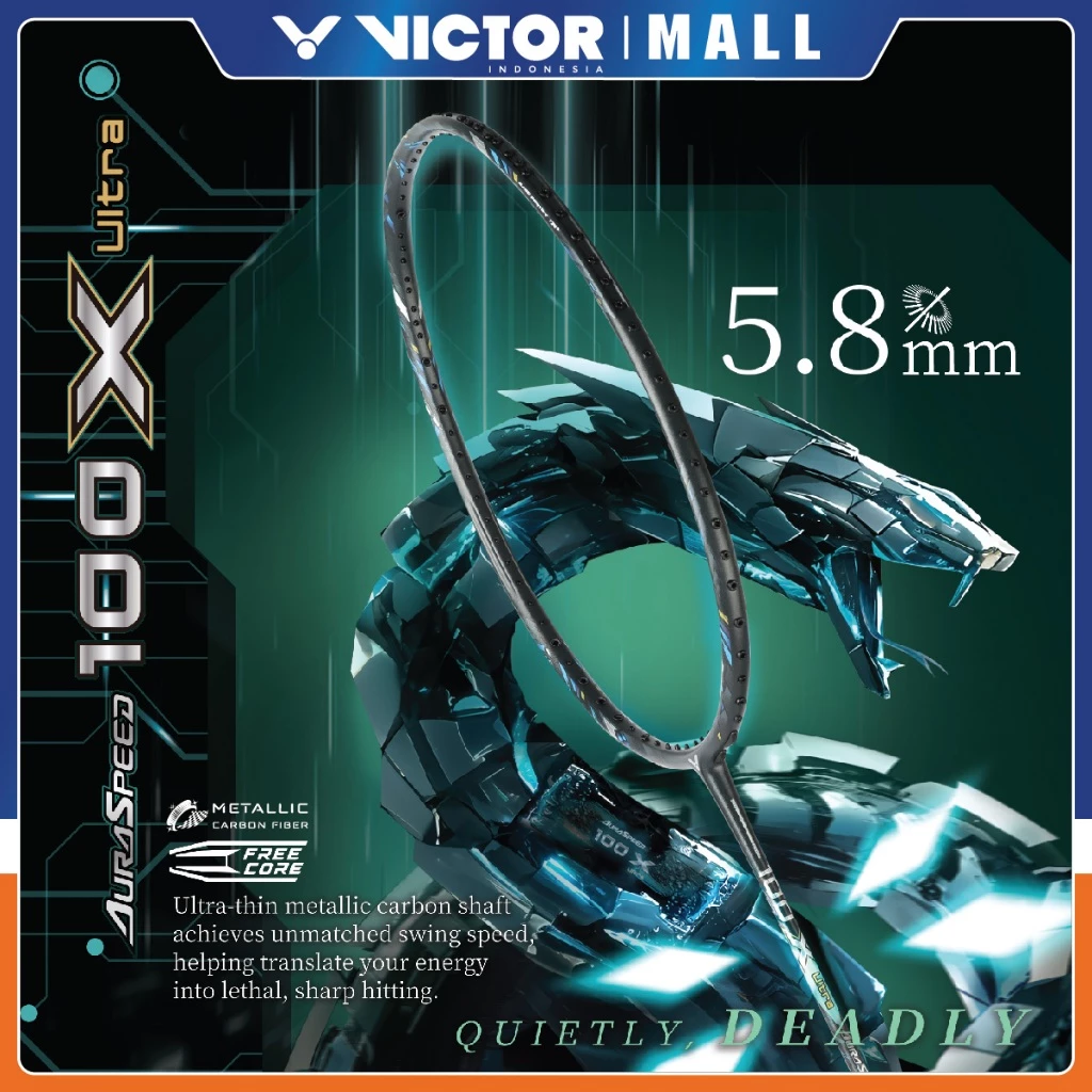 Raket Badminton Victor Auraspeed 100X Ultra