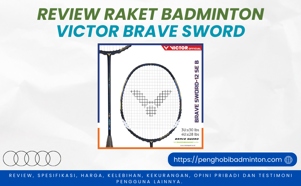Raket Badminton Victor Brave Sword