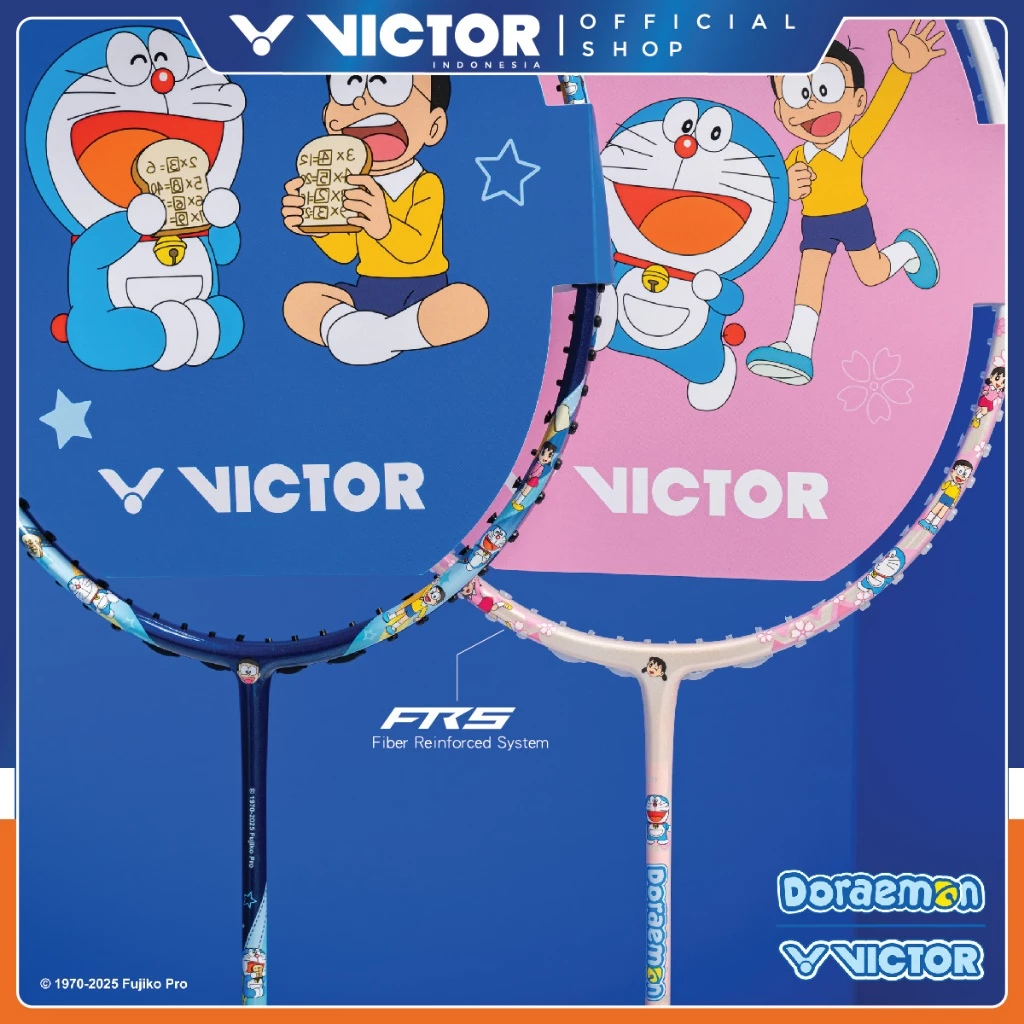 Raket Badminton Victor Thruster Doraemon