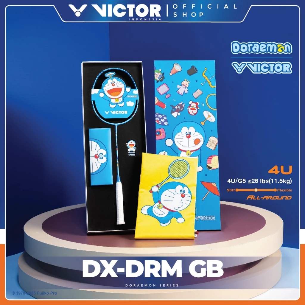 Raket Badminton Victor Drive X Doraemon