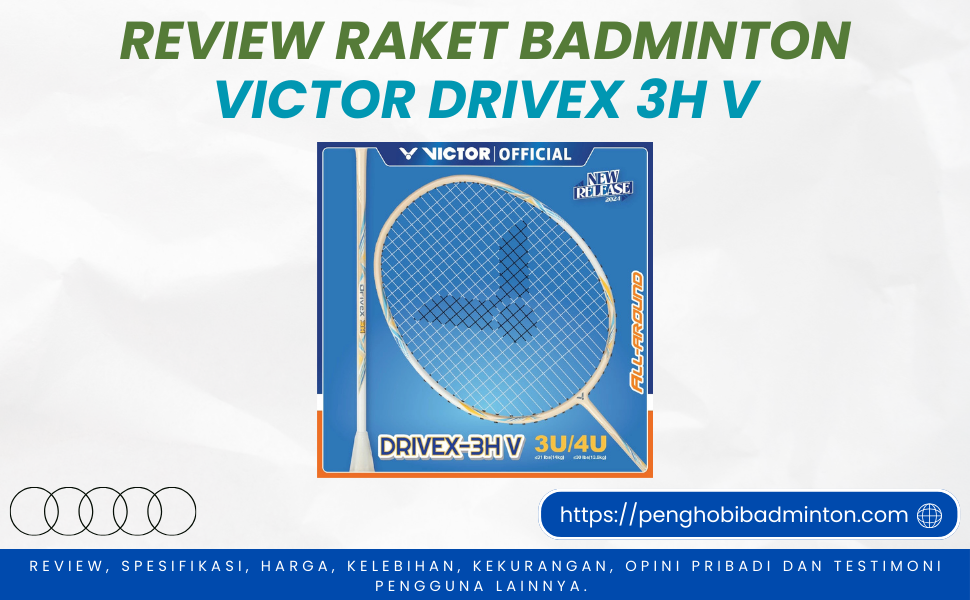 Raket Badminton Victor DriveX 3H V