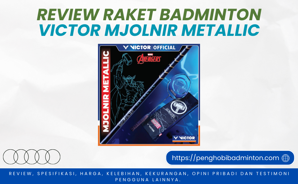 Raket Badminton Victor Mjolnir Metallic