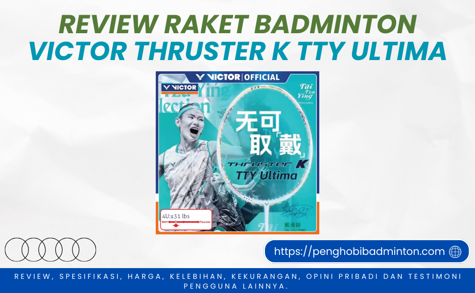 Raket Badminton Victor Thruster K TTY Ultima