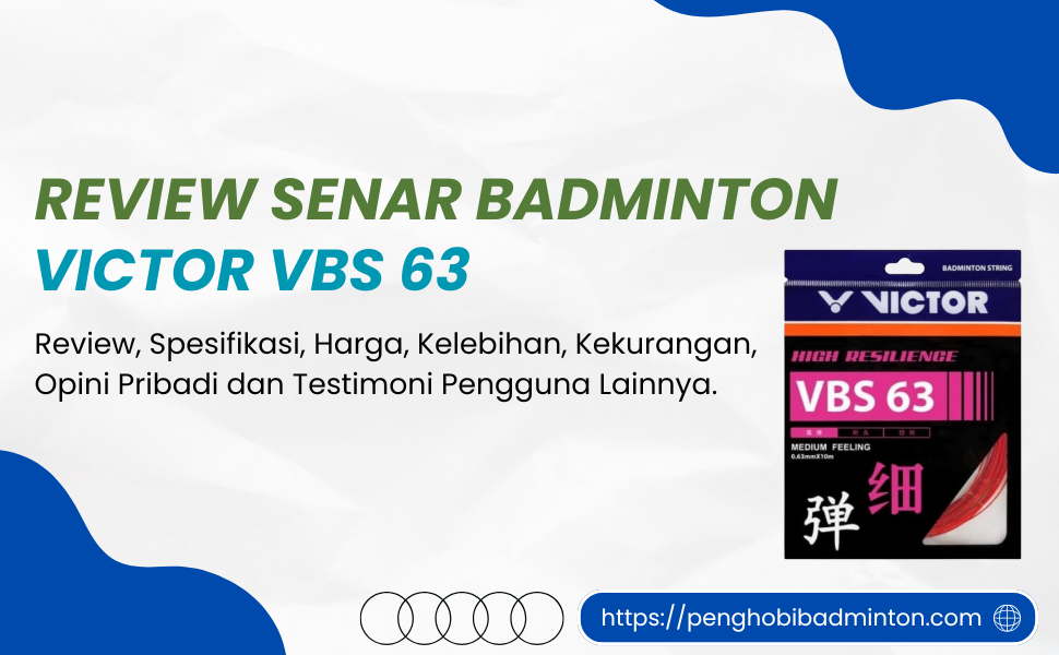Senar Badminton Victor VBS 63