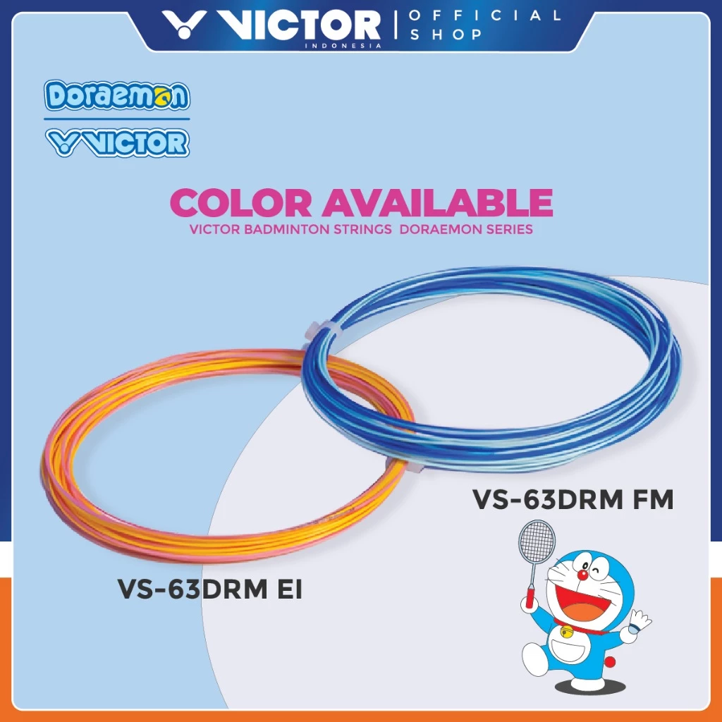Senar Badminton Victor X Doraemon