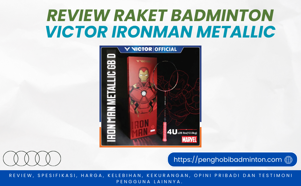 Raket Badminton Victor Ironman Metallic