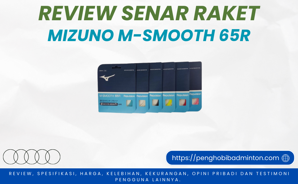 Senar Raket Mizuno M-Smooth 65R